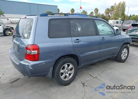 2006 Toyota Highlander V6 из США, поврежденный, VIN JTEDP21A260121231